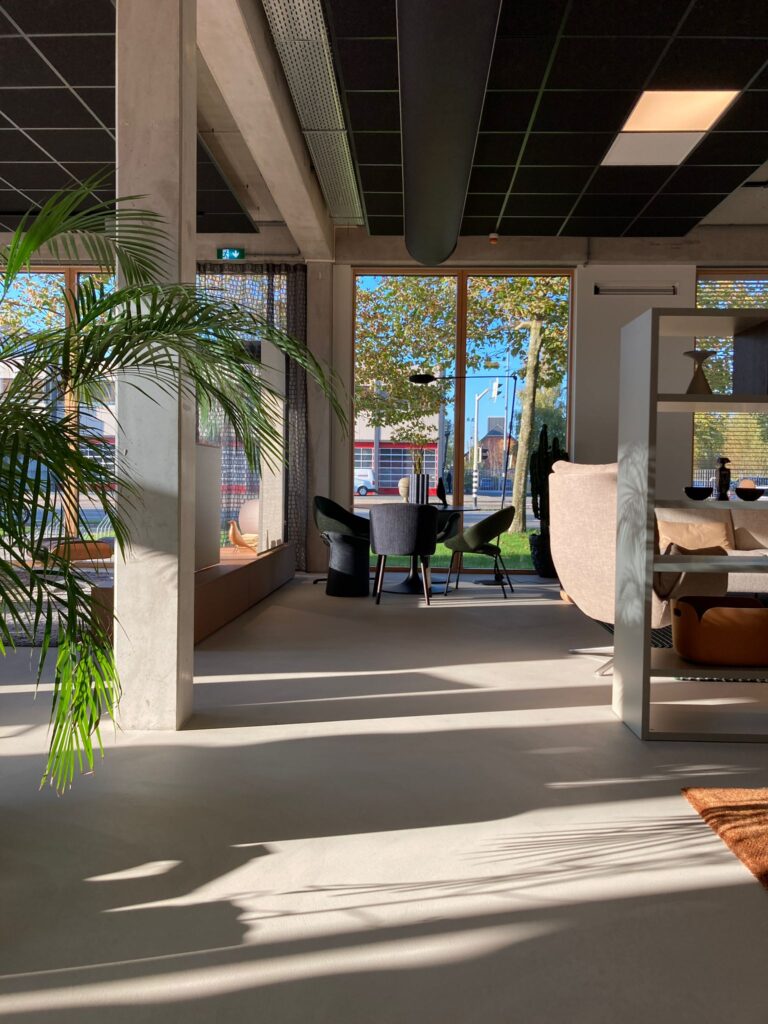 Modern interior with natural light