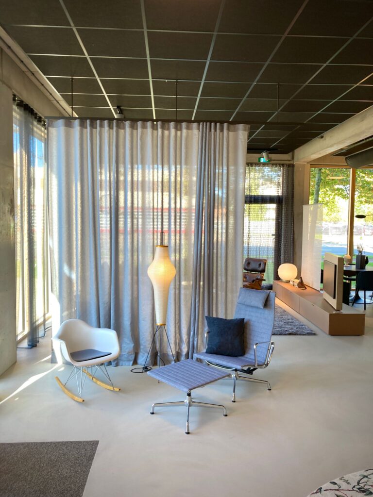 Modern living space with stylish furniture