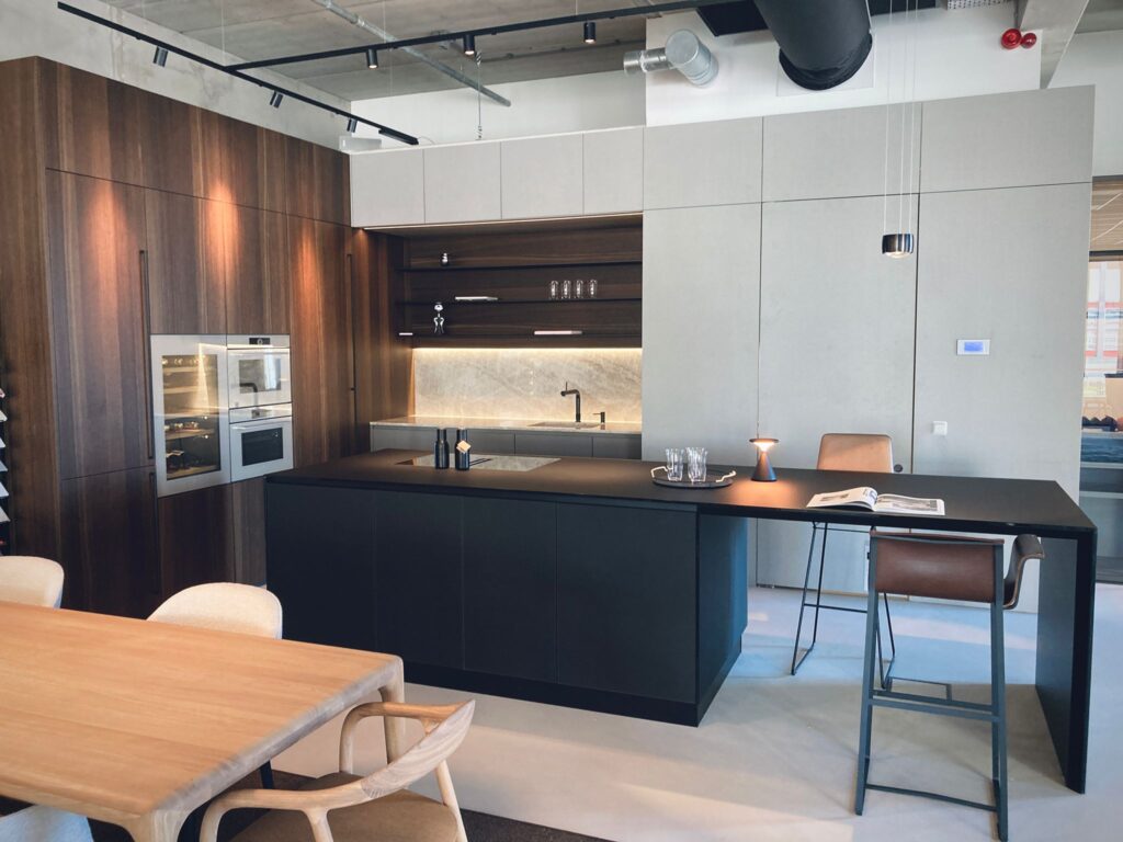 Modern kitchen with sleek design