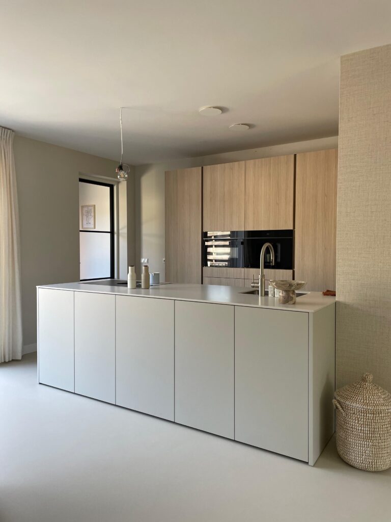 Modern kitchen with minimalist design